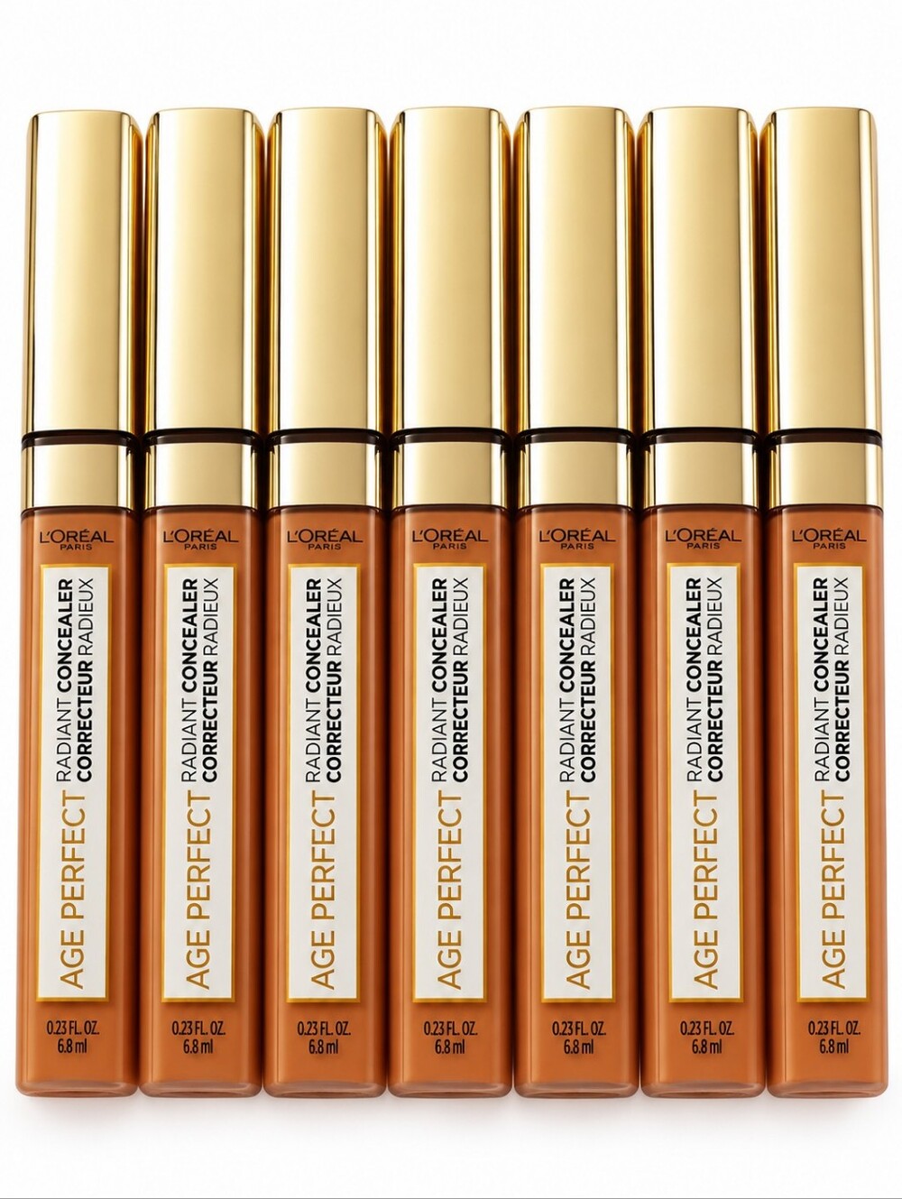 7 x L’Oréal Paris Age Perfect Radiant Concealer, 265 Cappuccino